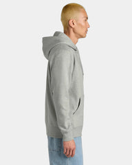 Custom organic cotton Stanley/Stella Cultivator hoodie - Heather Grey