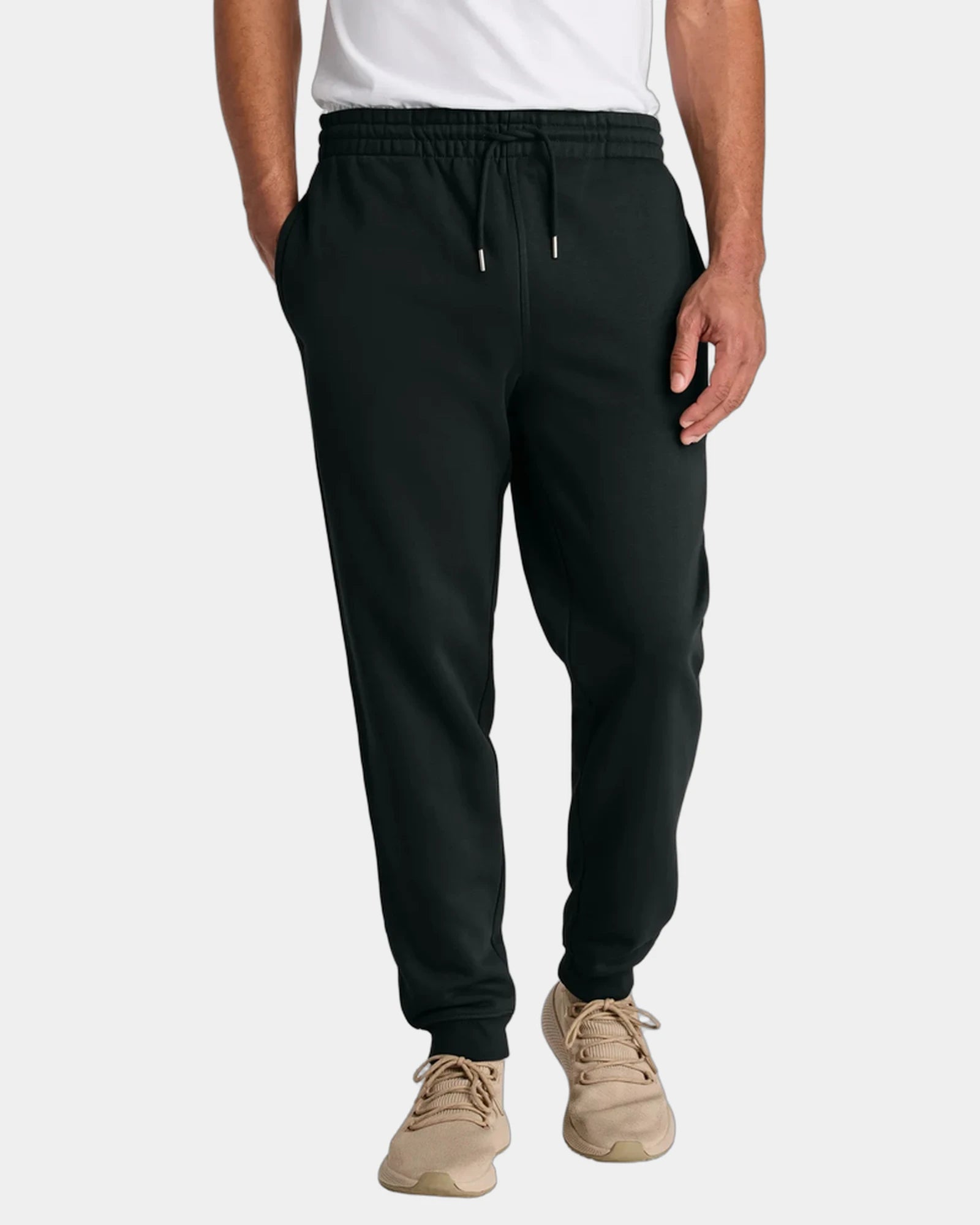 Custom organic cotton Stanley/Stella Flyer Jogger - Black