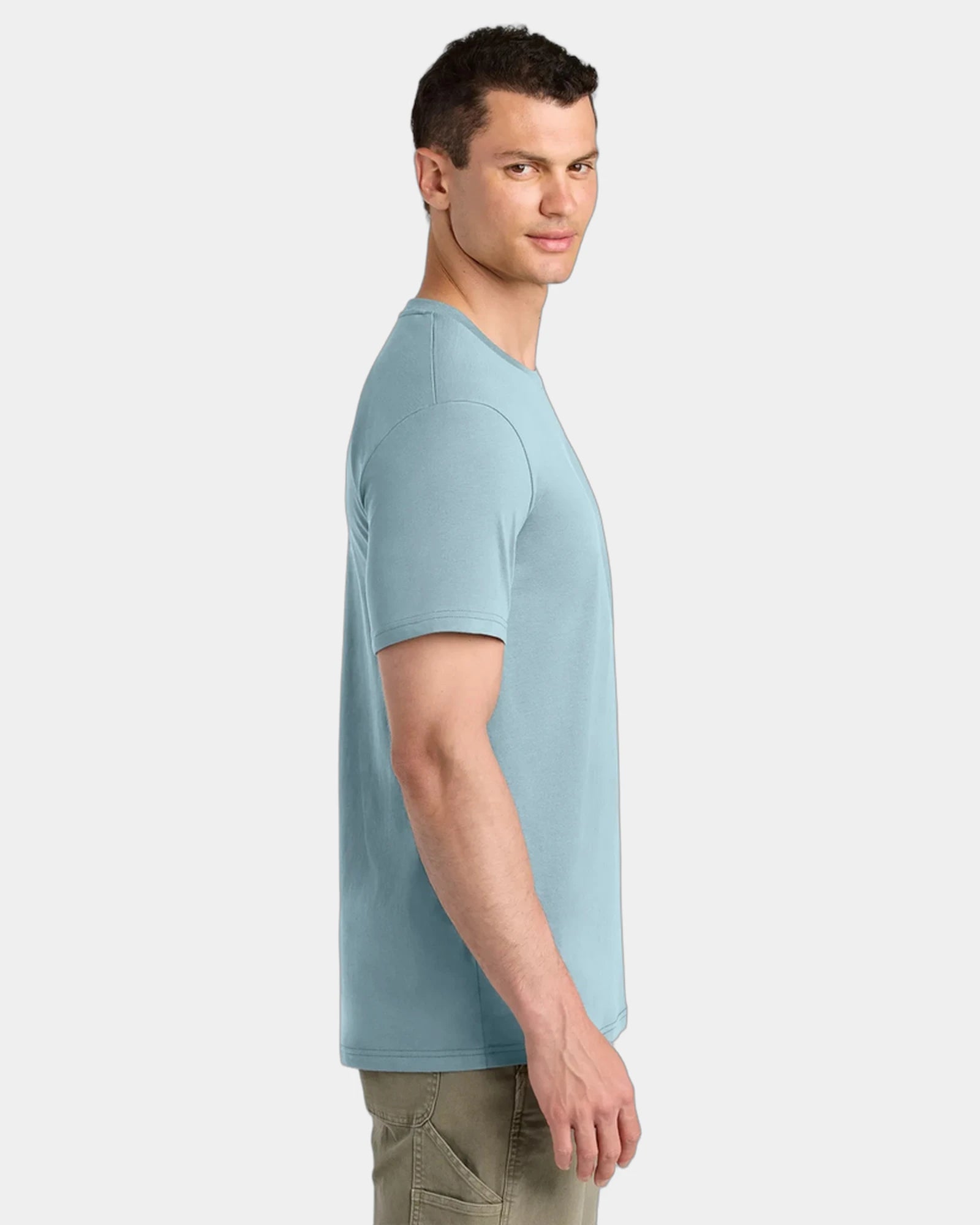 Custom organic cotton Stanley/Stella Crafter Tee - Sky Blue