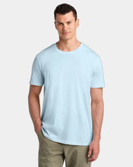 Custom organic cotton Stanley/Stella Crafter Tee - Blue Ice