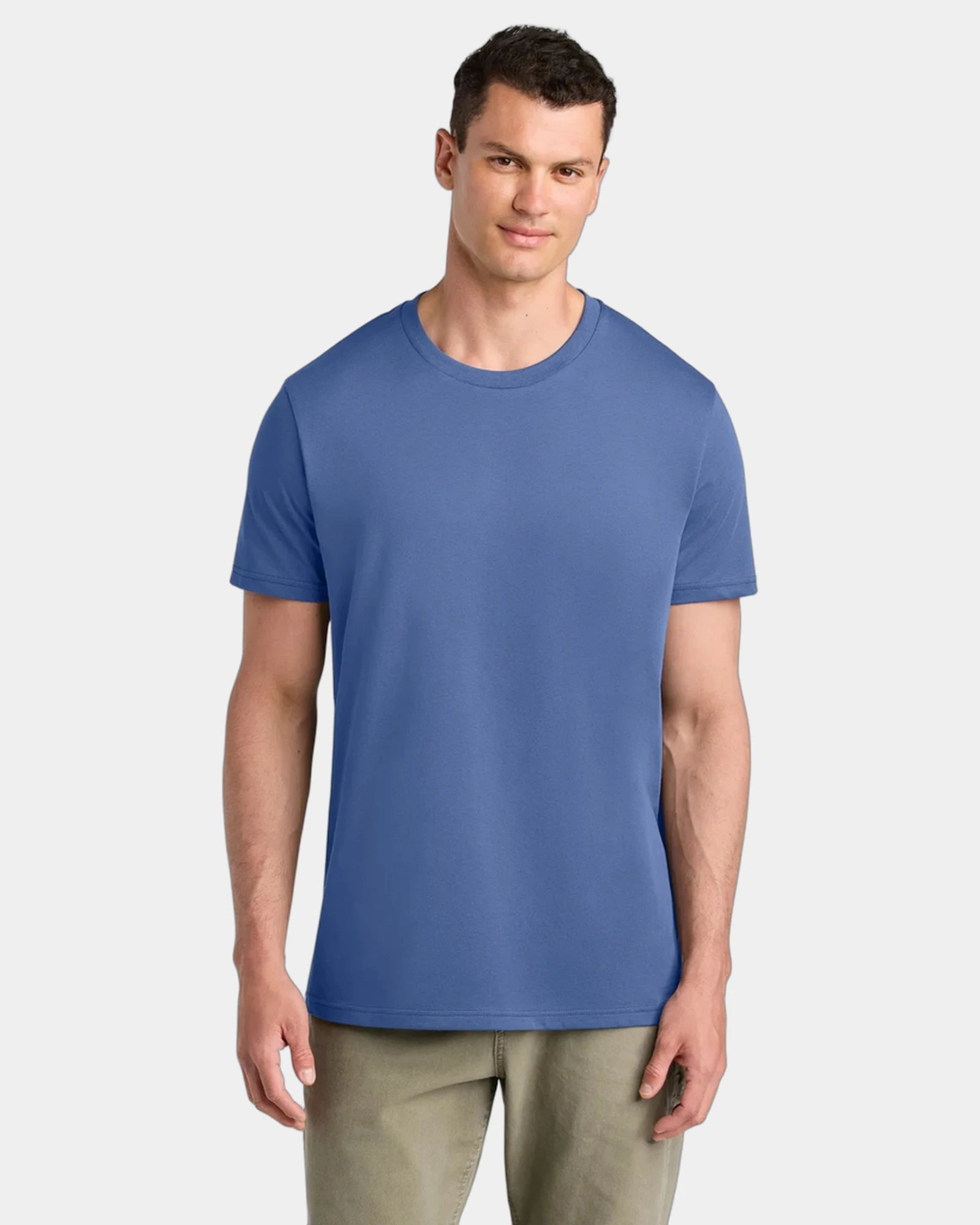 Custom organic cotton Stanley/Stella Crafter Tee - Bright Blue