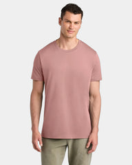 Custom organic cotton Stanley/Stella Crafter Tee - Canyon Pink