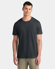 Custom organic cotton Stanley/Stella Crafter Tee - Dark Heather Grey