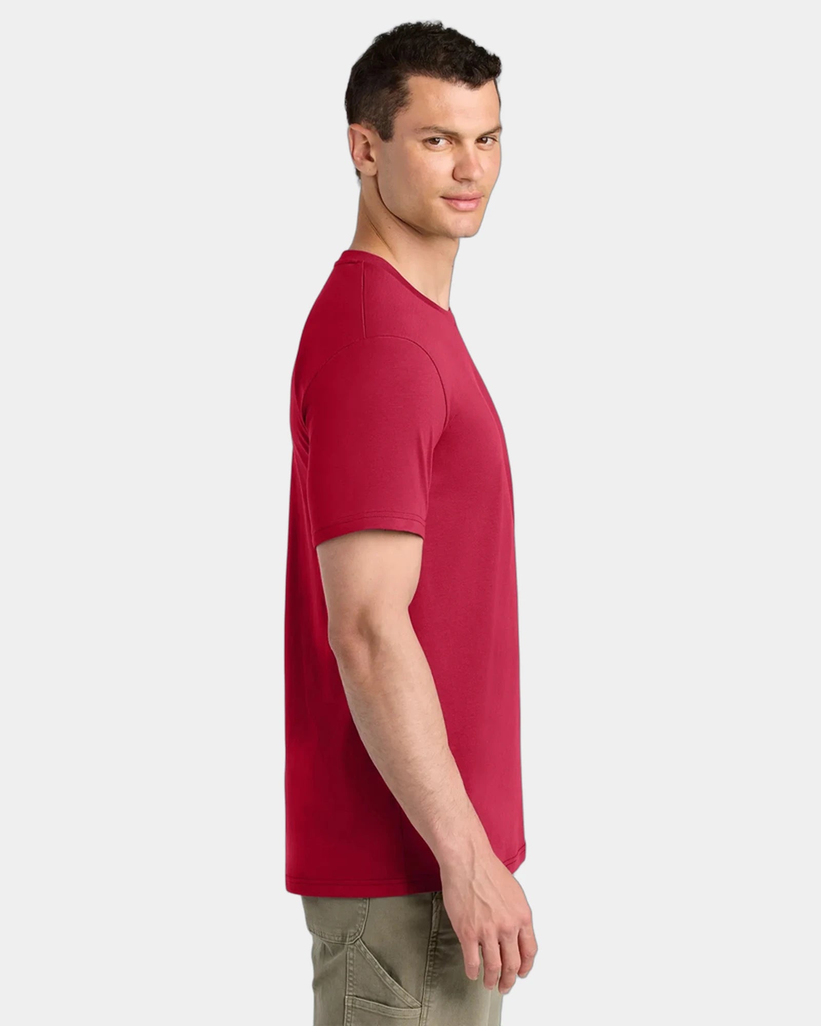 Custom organic cotton Stanley/Stella Crafter Tee - Red