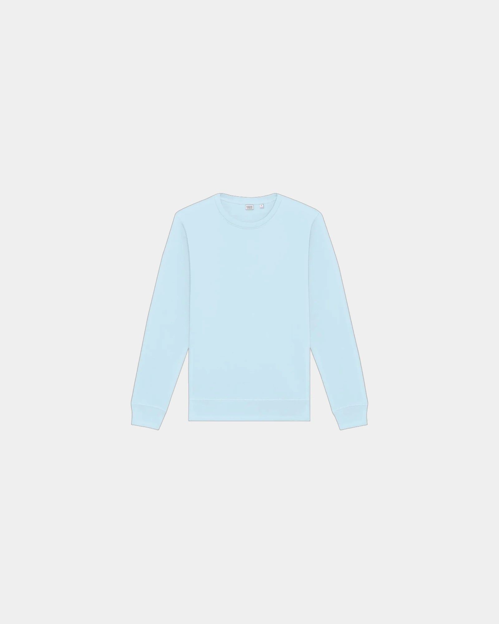 Custom organic cotton Stanley/Stella Roller sweatshirt - Blue Ice