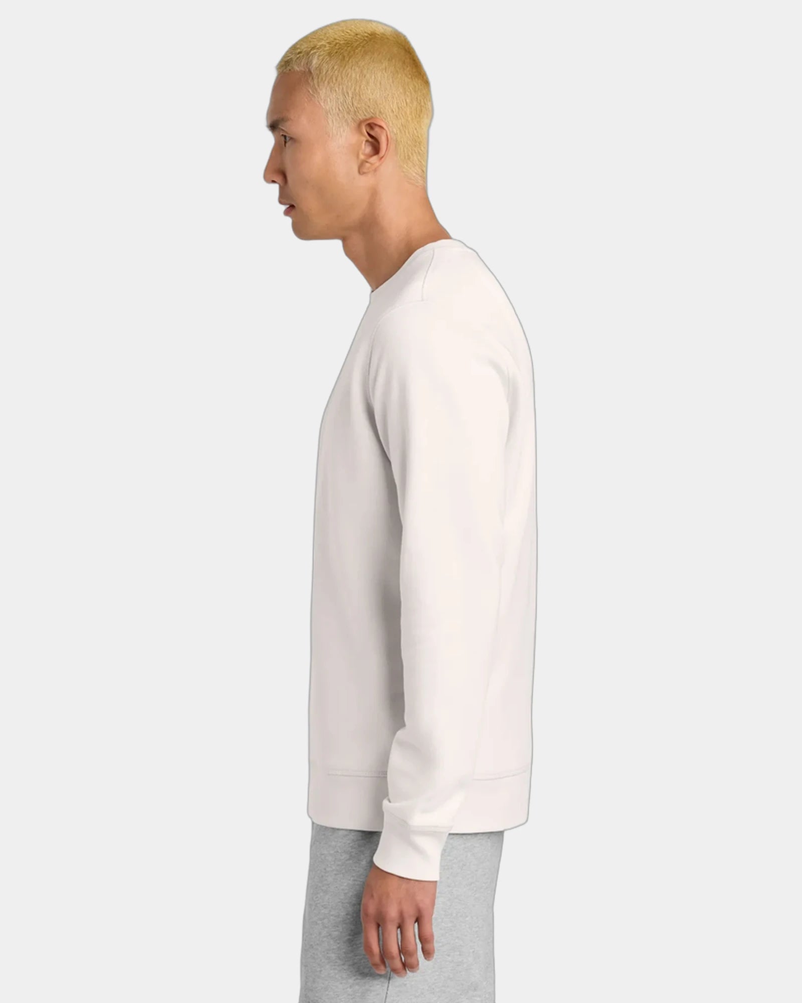 Custom organic cotton Stanley/Stella Roller sweatshirt - Vintage White