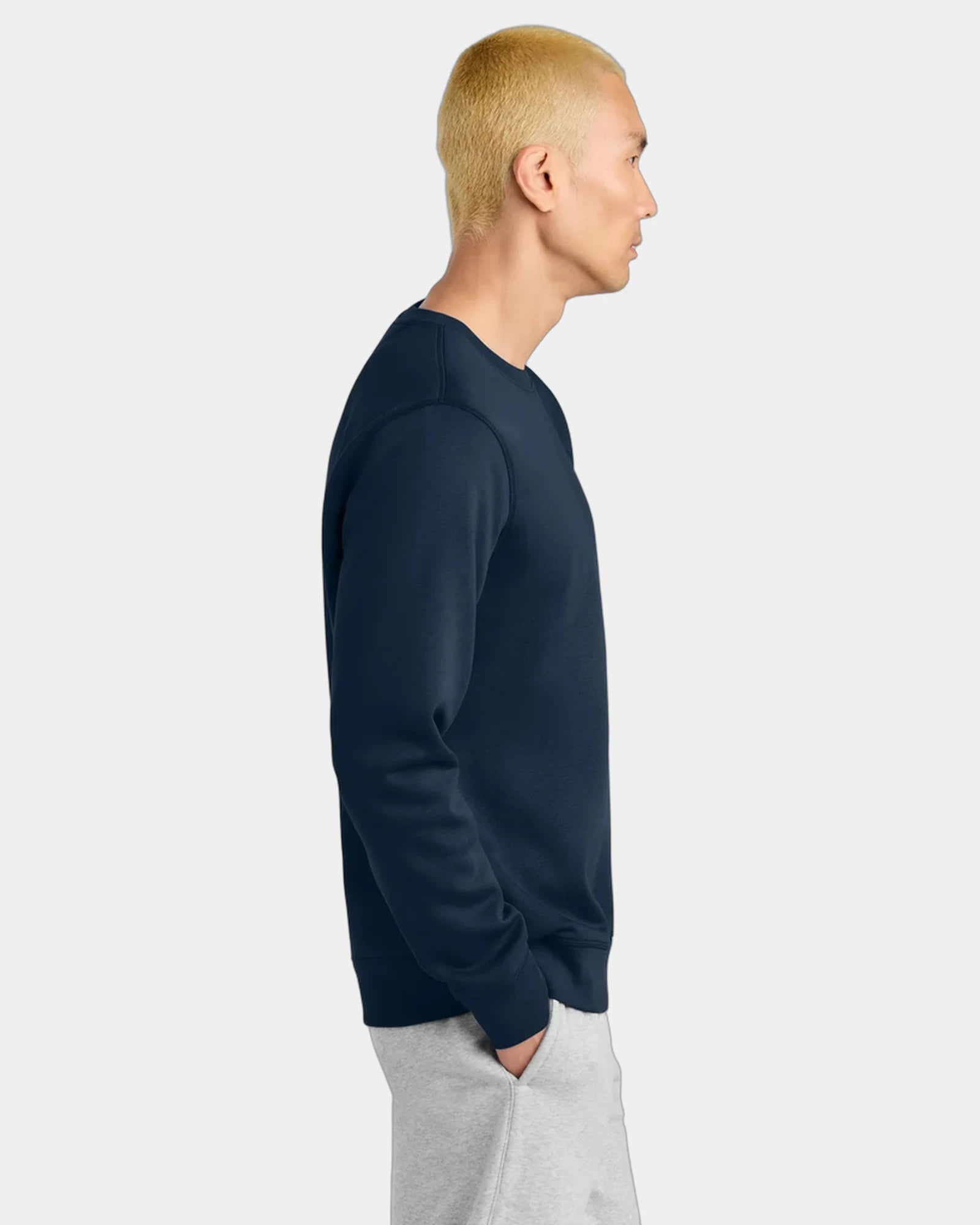 Custom organic cotton Stanley/Stella Roller sweatshirt - French Navy