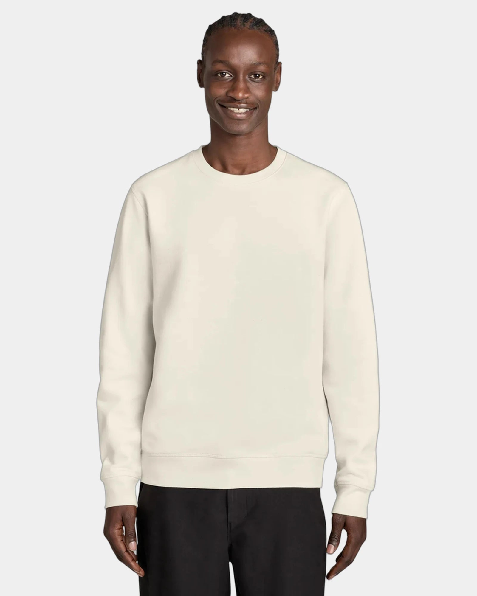 Custom organic cotton Stanley/Stella Roller sweatshirt - Natural Raw