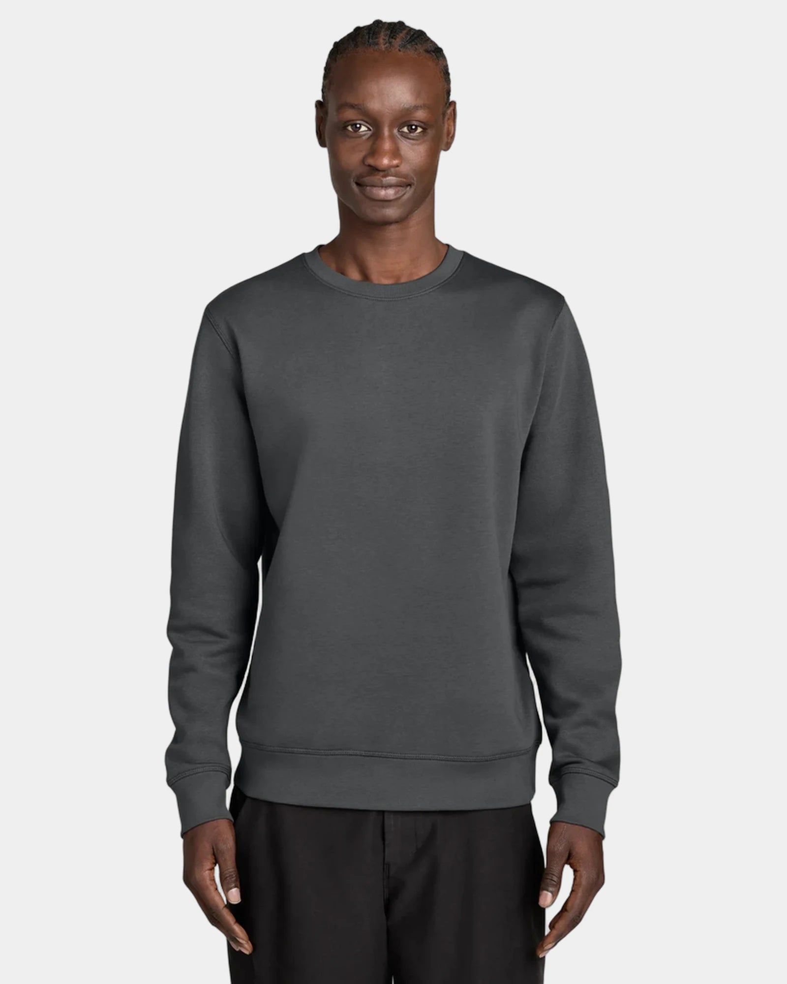 Custom organic cotton Stanley/Stella Roller sweatshirt - Anthracite