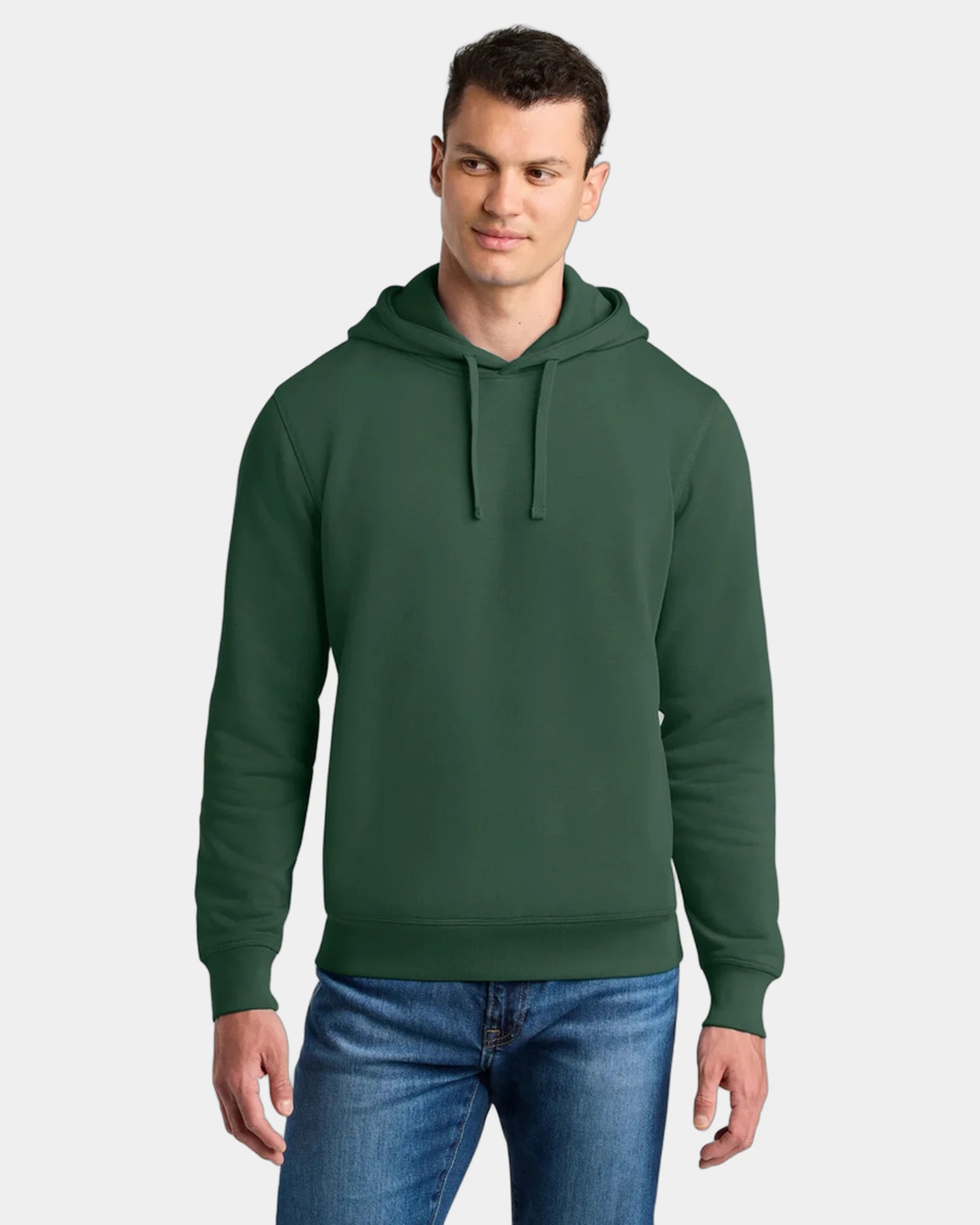 Custom organic cotton Stanley/Stella Sounder hoodie - Bottle Green