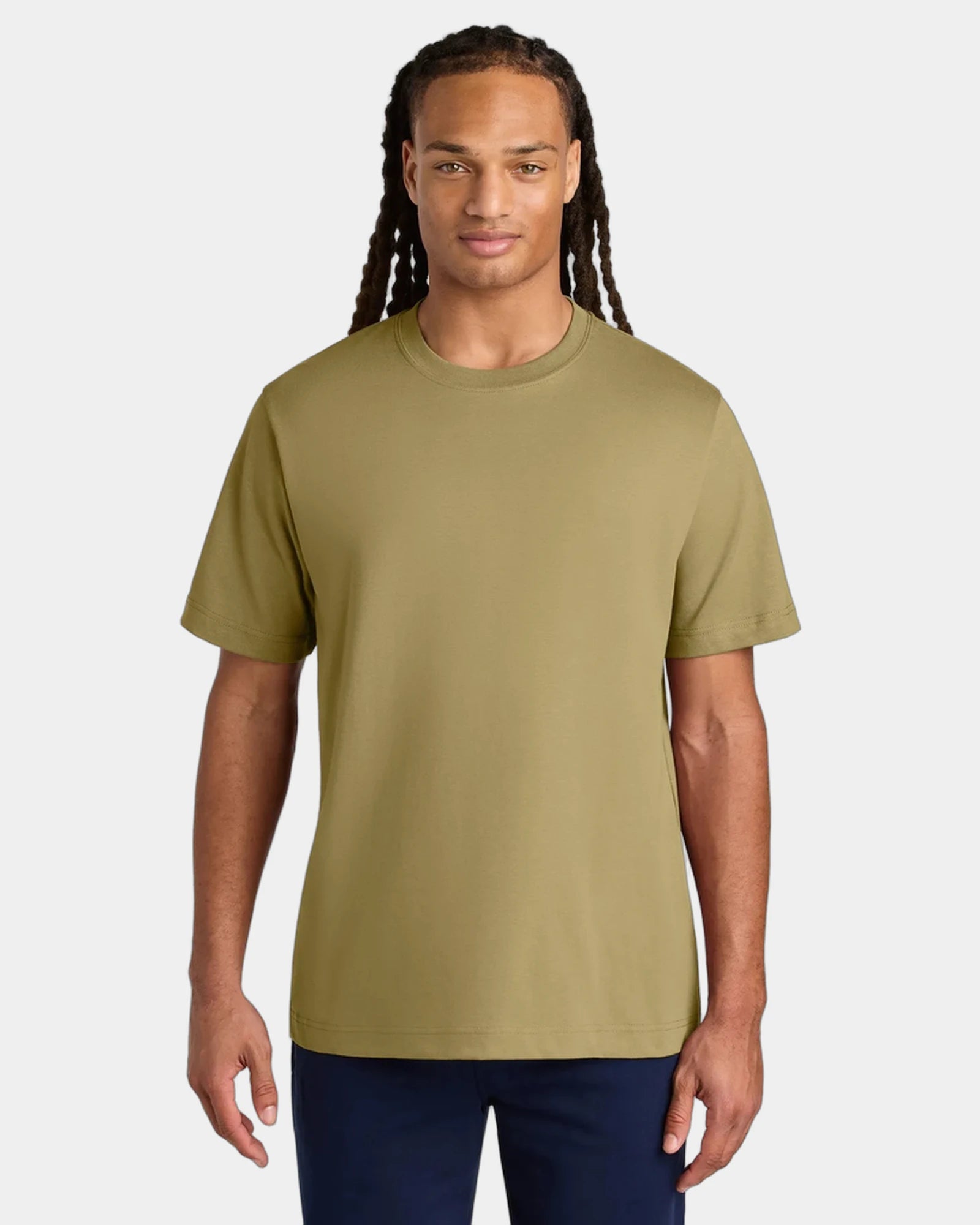 Custom organic cotton tee Stanley/Stella Freestyler - Faded Olive