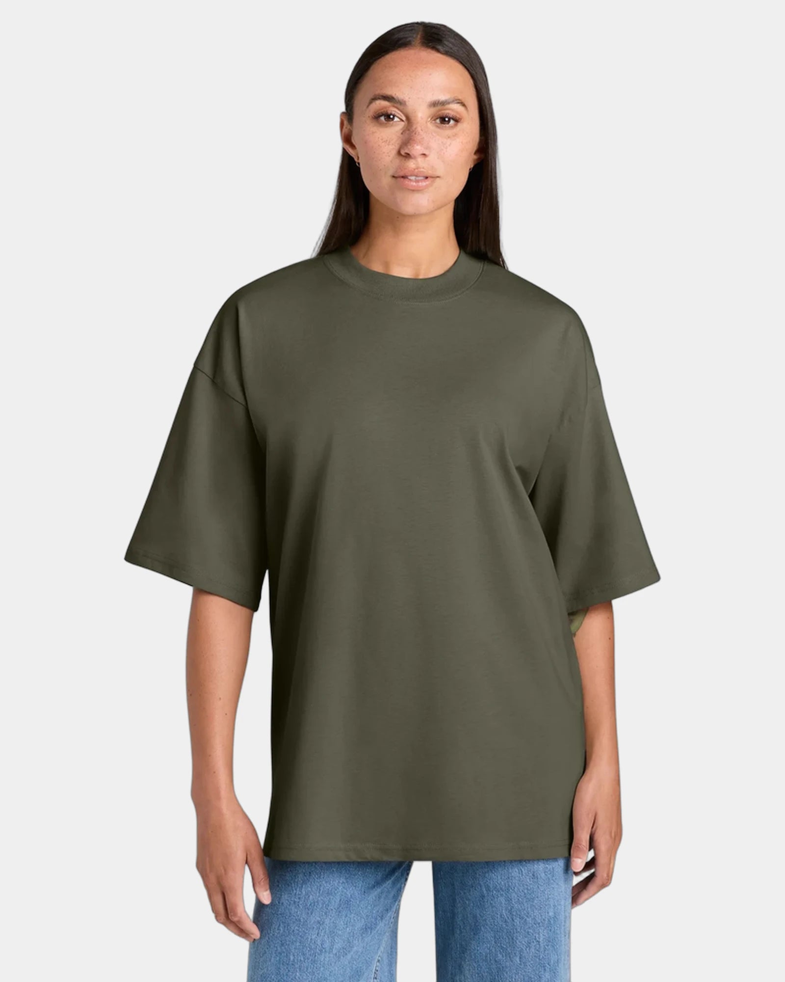 Custom organic cotton Stanley/Stella Blaster 2.0 tee - Khaki Green