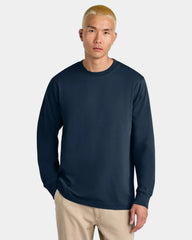Custom organic cotton tee Stanley/Stella Freestyler LS - French Navy