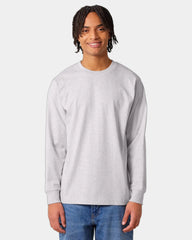 Custom organic cotton tee Stanley/Stella Freestyler LS - Cool Heather Grey