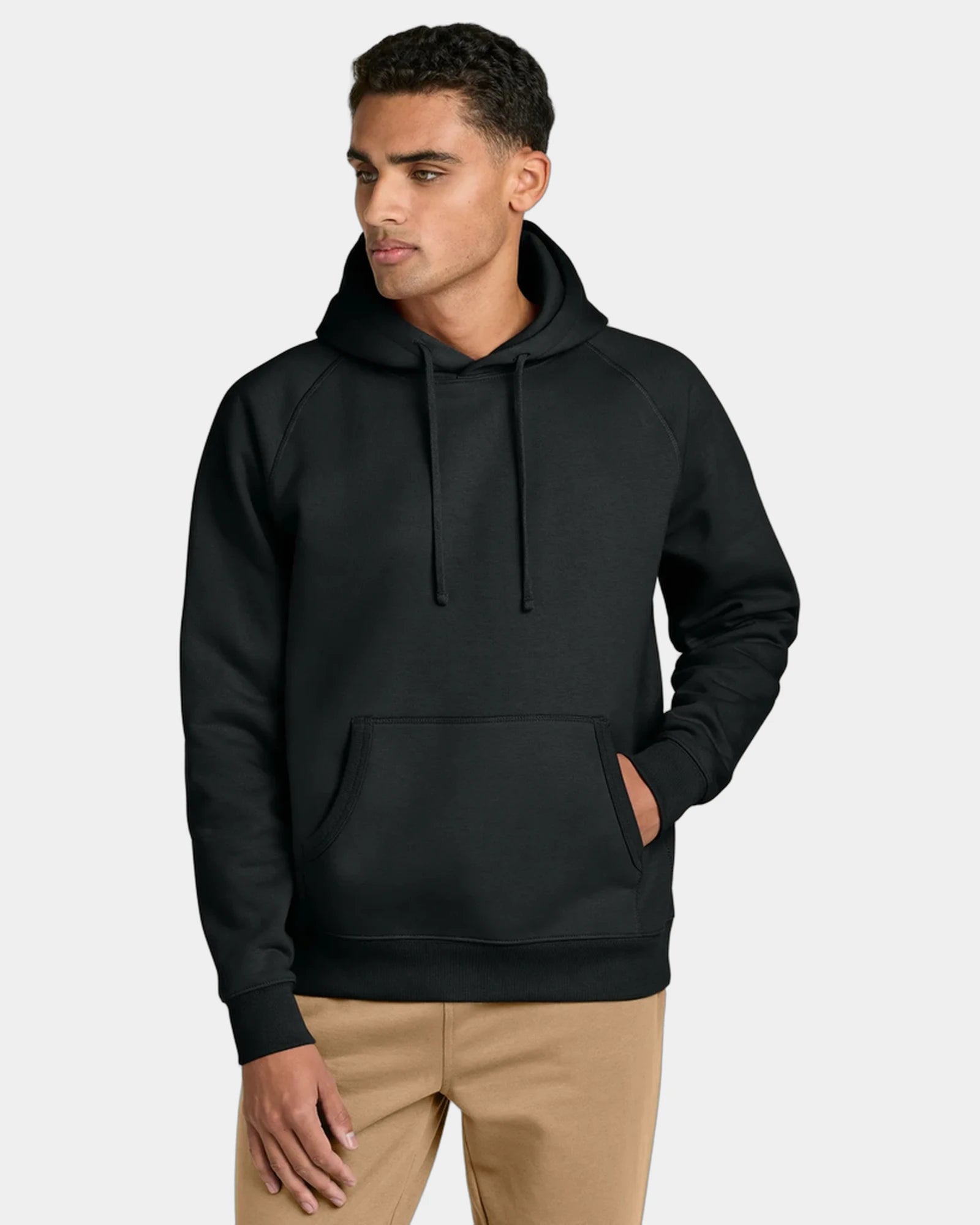 Custom organic cotton hoodie Stanley/Stella Striker - Black