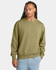 Custom organic cotton Stanley/Stella Ledger sweatshirt - Faded Olive
