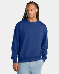 Custom organic cotton Stanley/Stella Ledger sweatshirt - Worker Blue