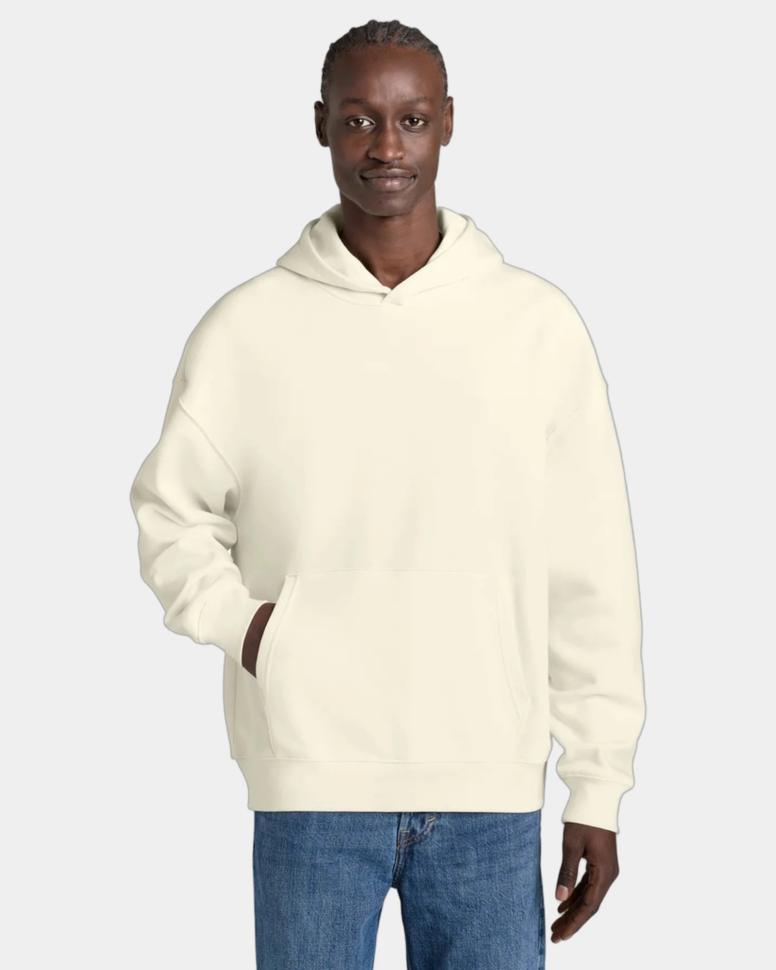 Custom organic cotton Stanley/Stella Chaser hoodie - Cream