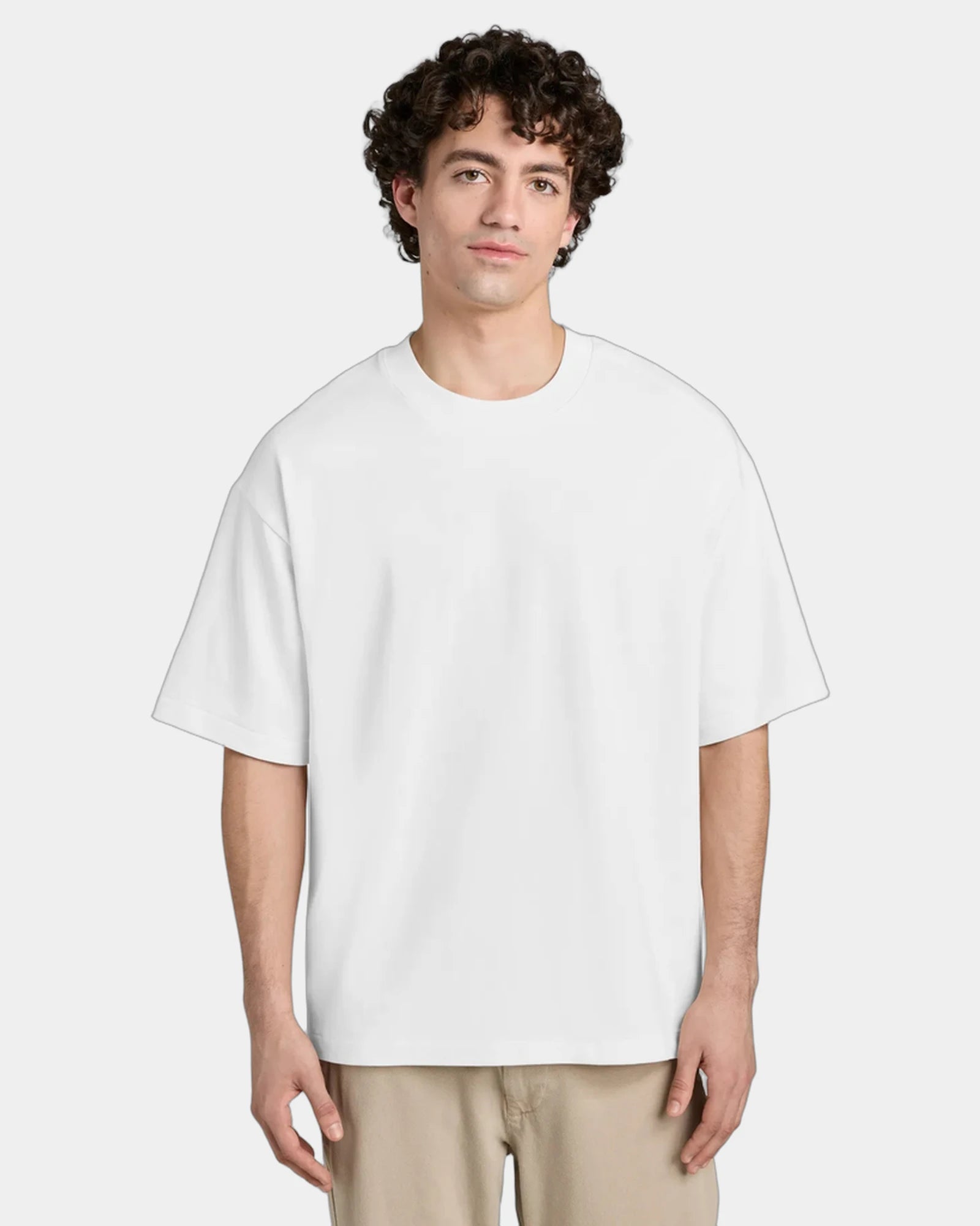 Custom organic cotton Stanley/Stella Asher oversized tee - White