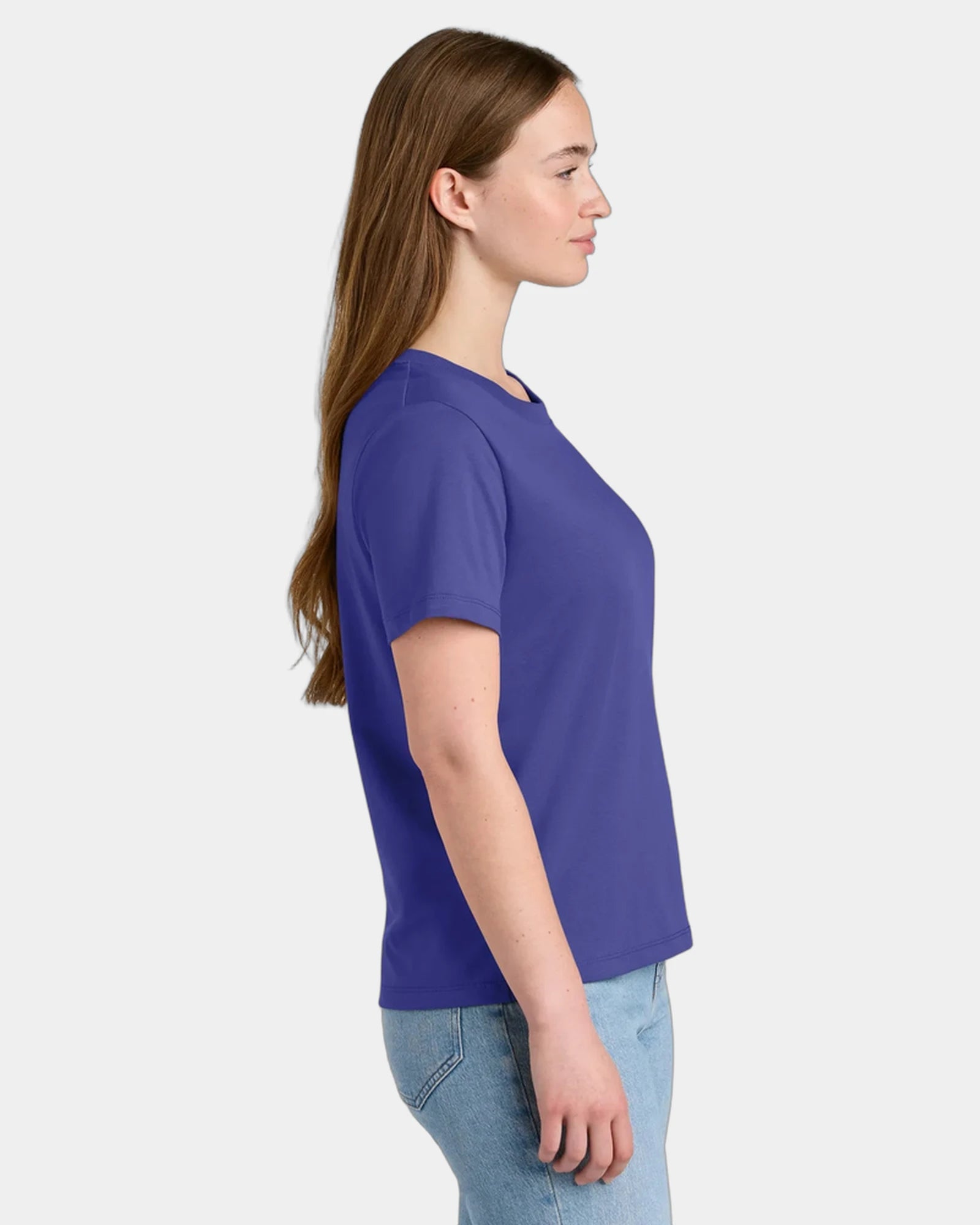 Custom organic cotton Stanley/Stella Muser women's tee - Purple Love