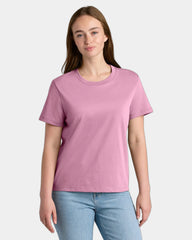 Custom organic cotton Stanley/Stella Muser women's tee - Bubble Pink