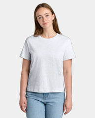 Custom organic cotton Stanley/Stella Muser women's tee - Cool Heather Grey