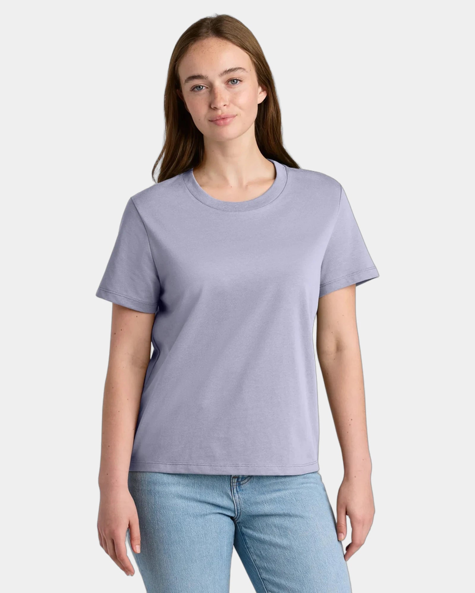 Custom organic cotton Stanley/Stella Muser women's tee - Lavender