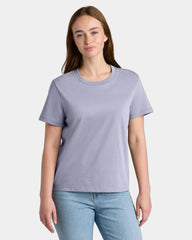 Custom organic cotton Stanley/Stella Muser women's tee - Lavender