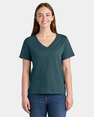 Custom organic cotton Stanley/Stella Isla V-Neck tee - Stargazer