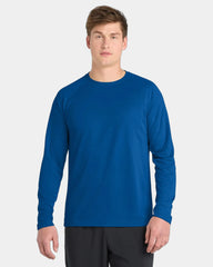 Custom polyester Sport-Tek Dry Zone raglan t-shirt - True Royal