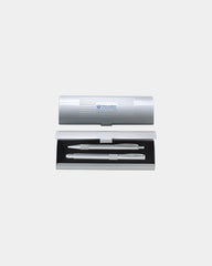 Custom metal pen box with foam insert display case - Silver
