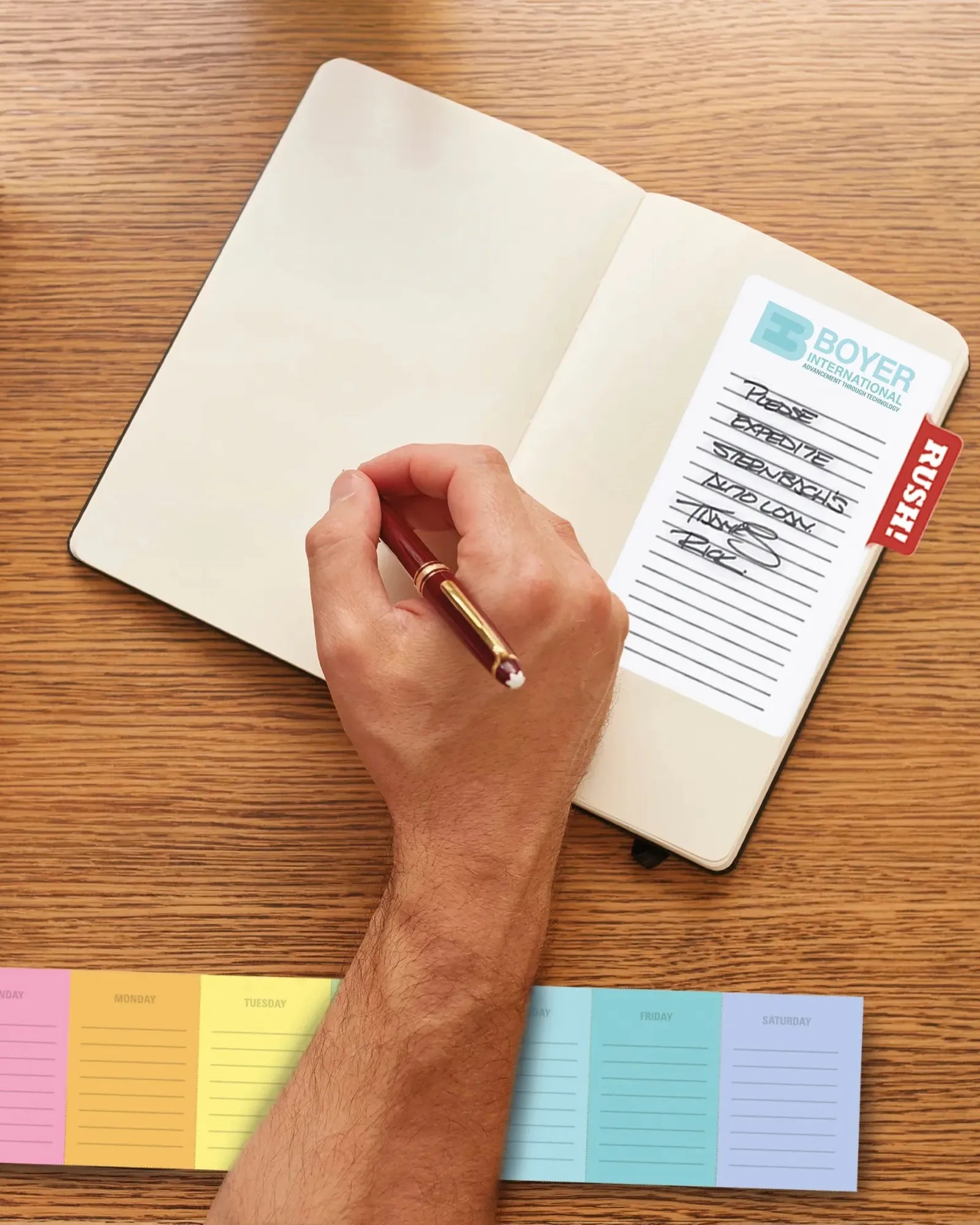 Custom FSC-certified sticky note memo pad, 25 sheets - 2