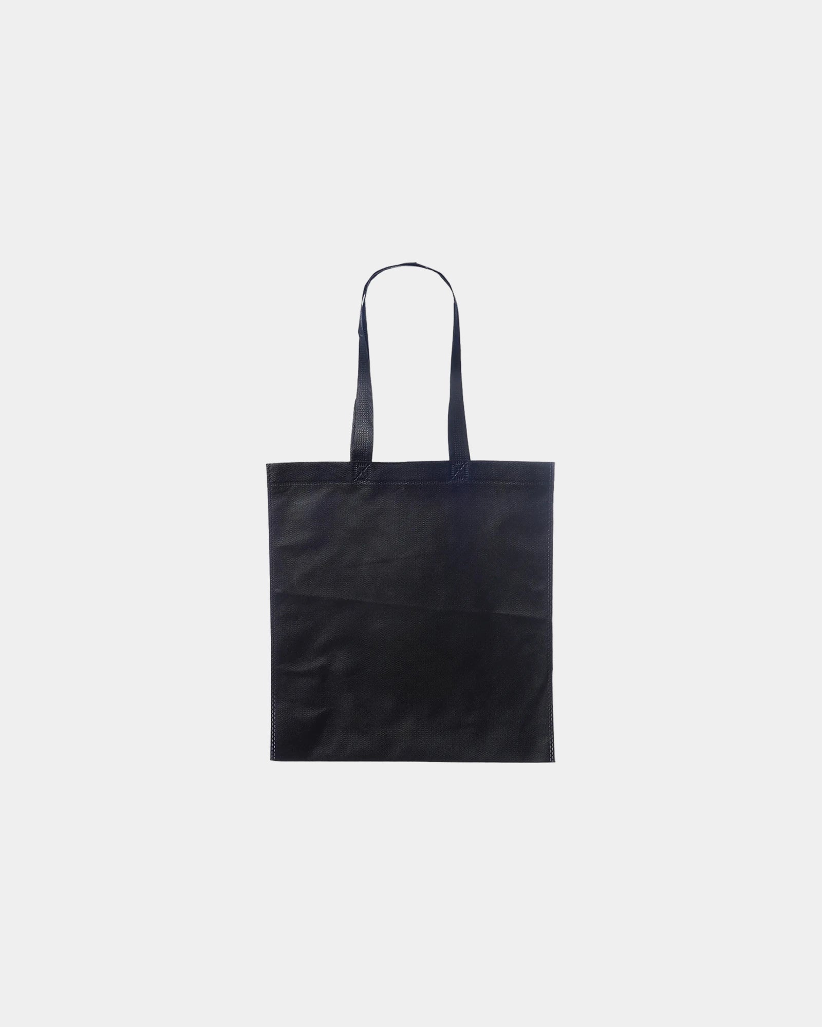 Custom non-woven tote bag 13.5" x 14.5" polypropylene - Black