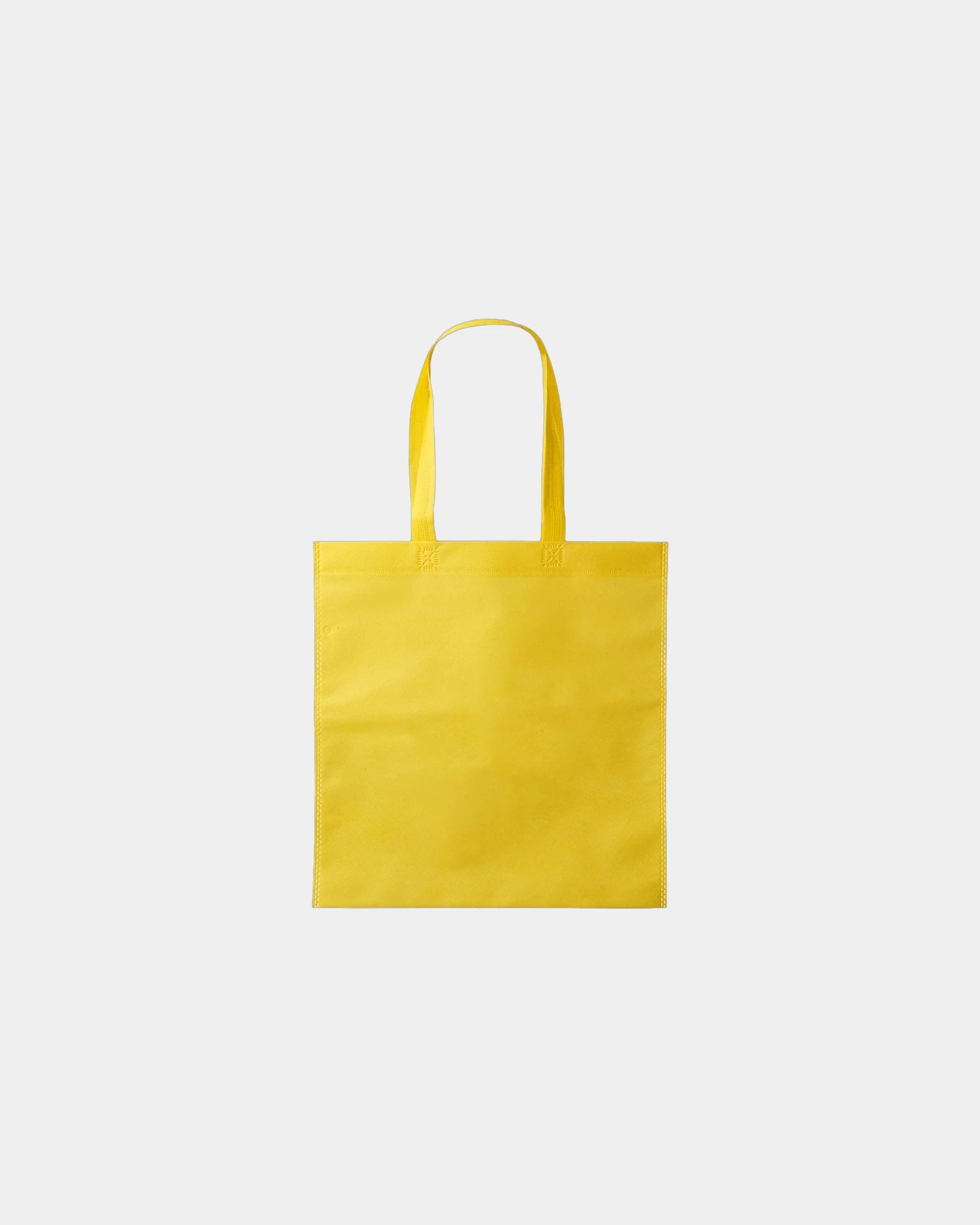 Custom non-woven tote bag 13.5" x 14.5" polypropylene - Yellow