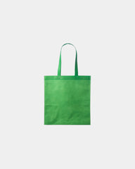 Custom non-woven tote bag 13.5" x 14.5" polypropylene - Lime Green
