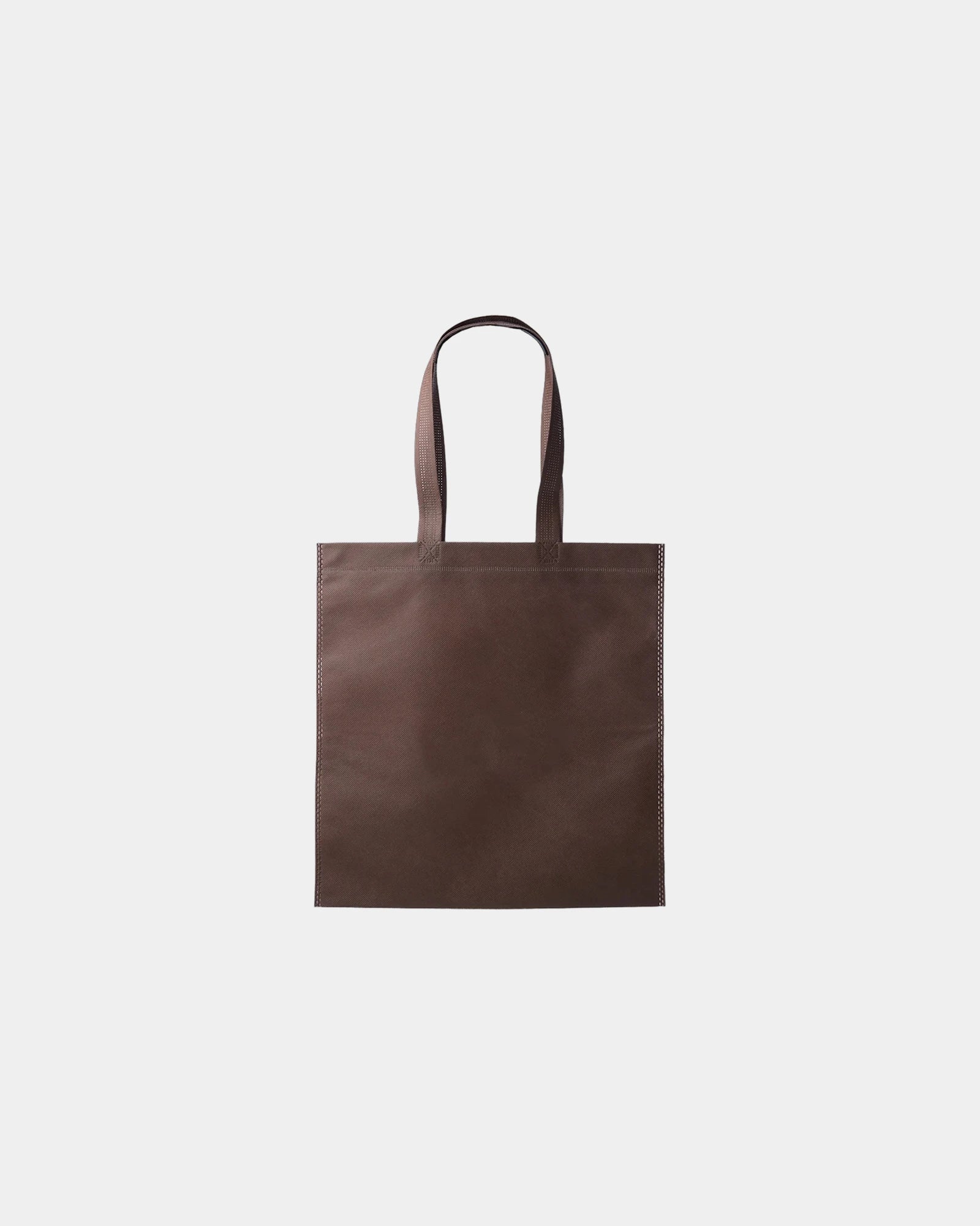 Custom non-woven tote bag 13.5" x 14.5" polypropylene - Brown
