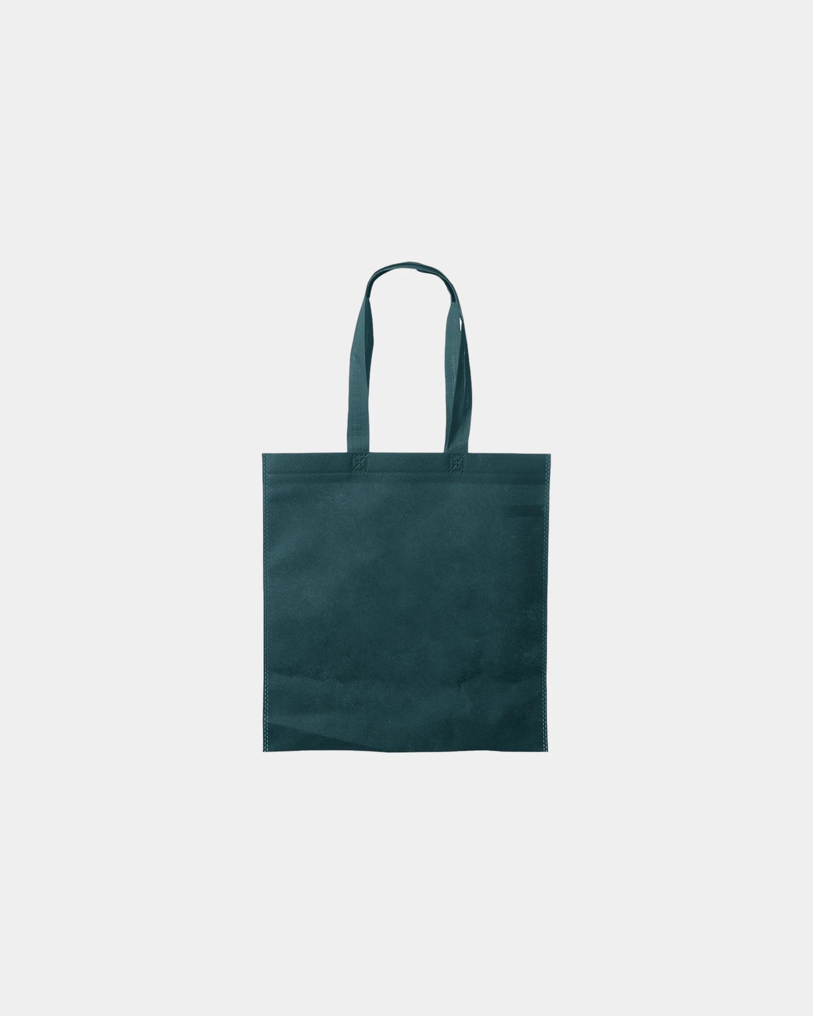 Custom non-woven tote bag 13.5" x 14.5" polypropylene - Forest Green
