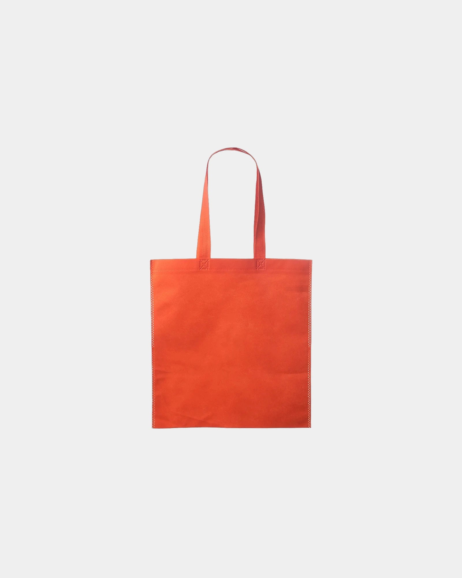 Custom non-woven tote bag 13.5" x 14.5" polypropylene - Orange