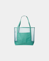 Custom mesh beach bag with carrying handles, 19" - 4
