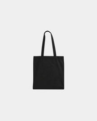 Custom cotton canvas tote bag 15" x 16" 7 oz - Black