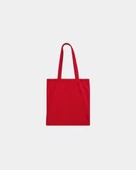 Custom cotton canvas tote bag 15" x 16" 7 oz - Red