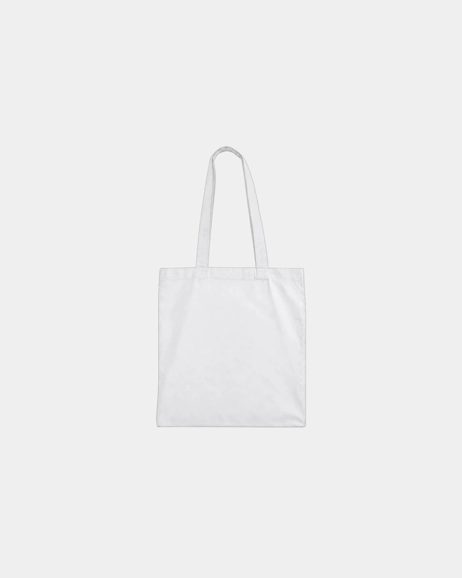 Custom cotton canvas tote bag 15" x 16" 7 oz - White