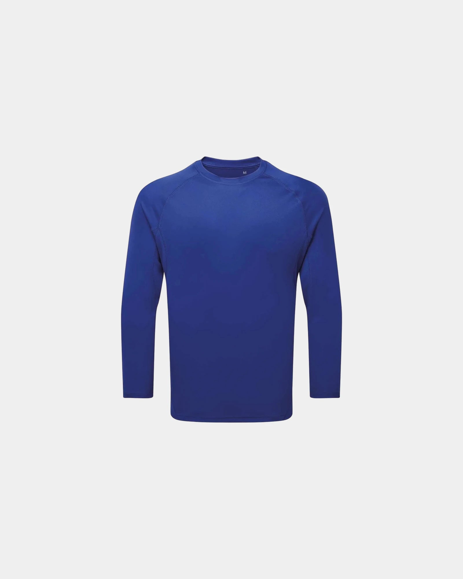 Custom recycled long sleeve tech t-shirt unisex - Royal