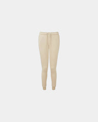Custom recycled slim-fit women's joggers with side pockets - Nude