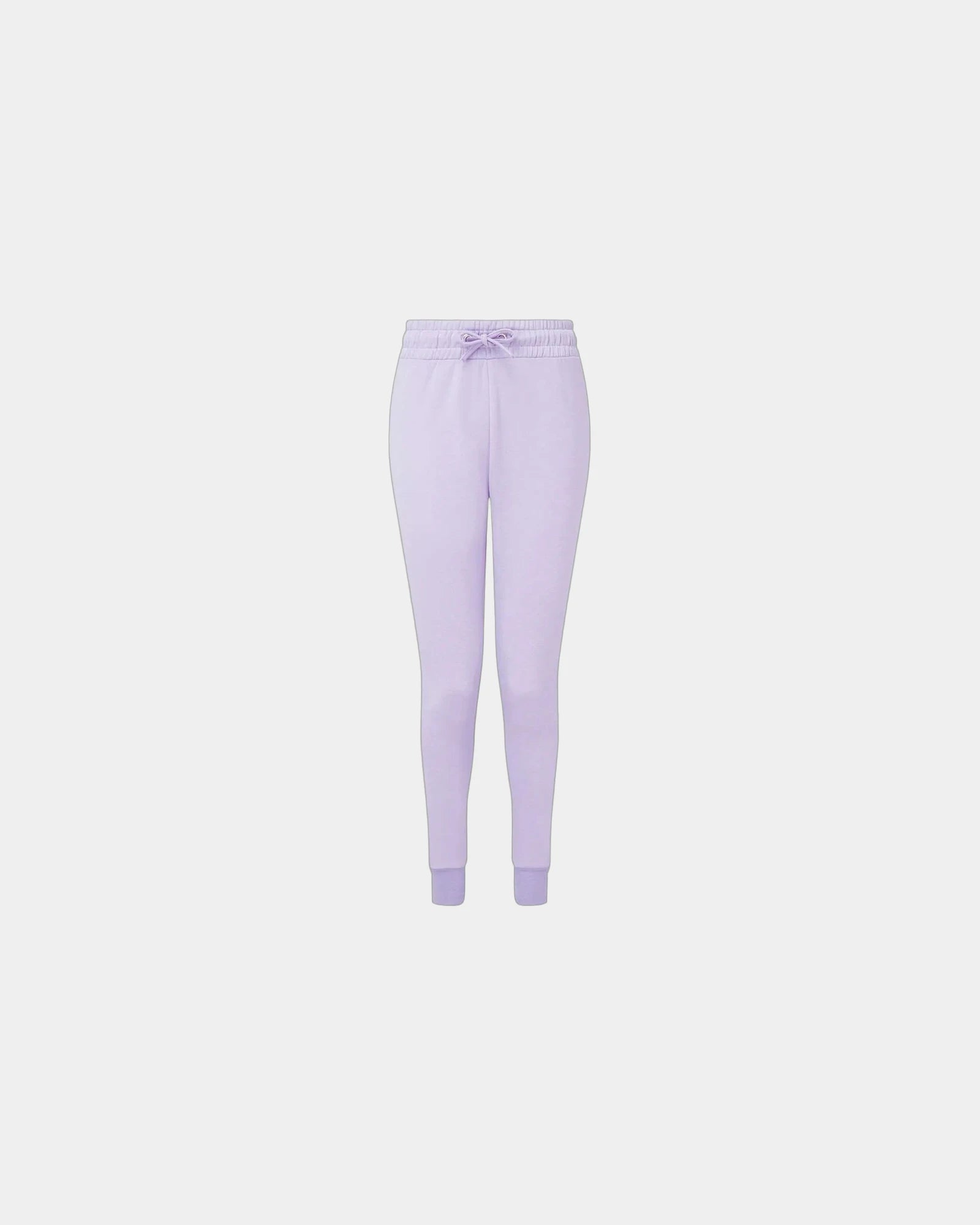 Custom recycled slim-fit women's joggers with side pockets - Lilac