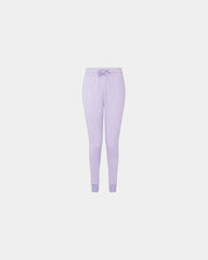Custom recycled slim-fit women's joggers with side pockets - Lilac