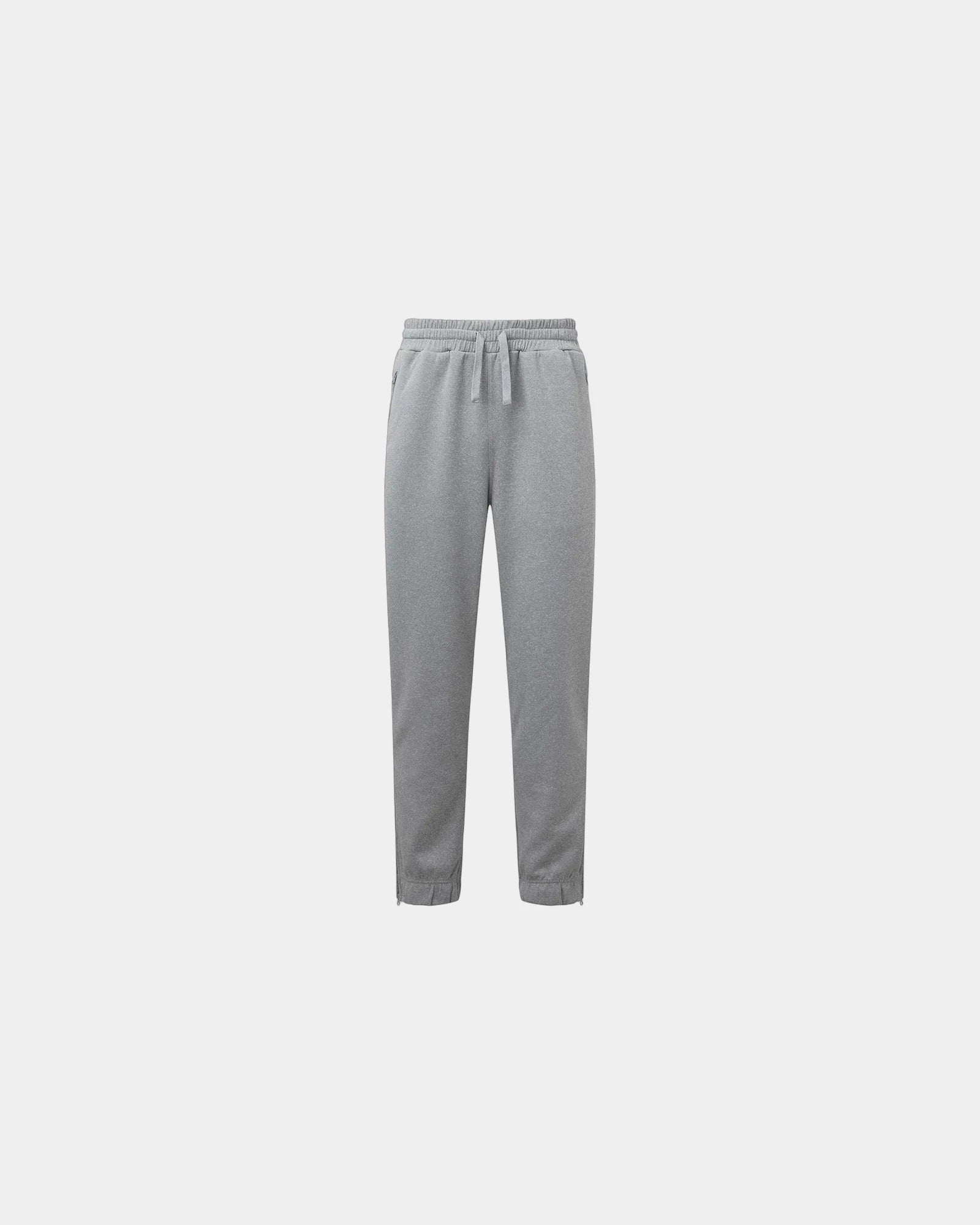 Custom recycled polyester men's joggers for teams - Grey Melange