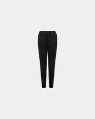 Custom recycled polyester women's spun-dyed joggers - Black