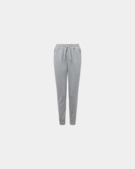 Custom recycled polyester women's spun-dyed joggers - Grey Melange
