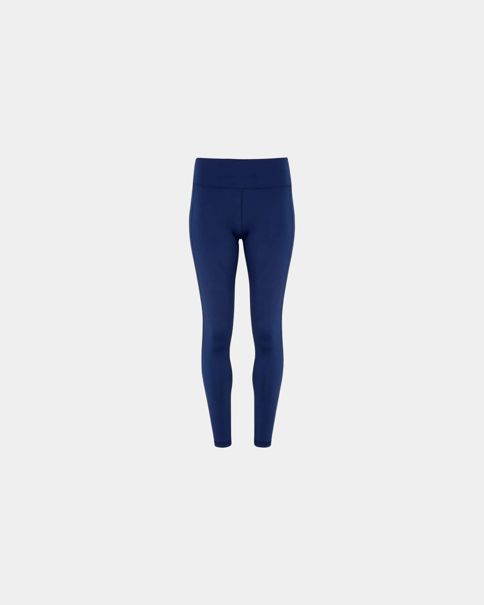 Custom recycled women's performance leggings - Navy